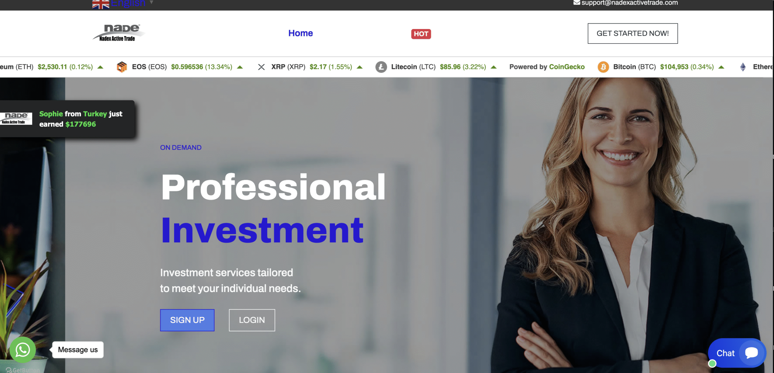 NadexActiveTrade.com scam